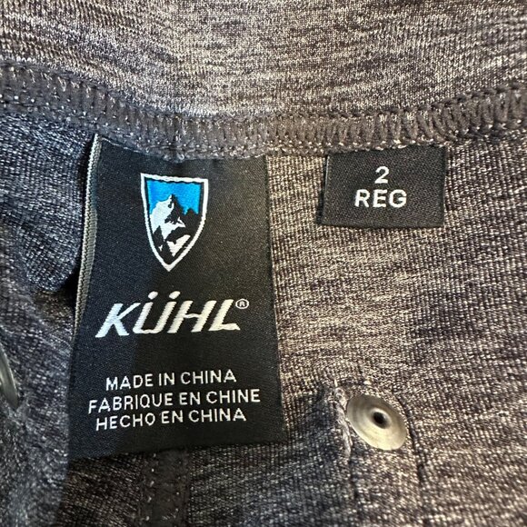 Kühl Womens Gray Heathered Drawstring Cargo Knit Pull On Pants Size 2 - Picture 8 of 12